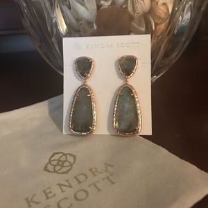 Kendra Scott Rose Gold Statement Earrings